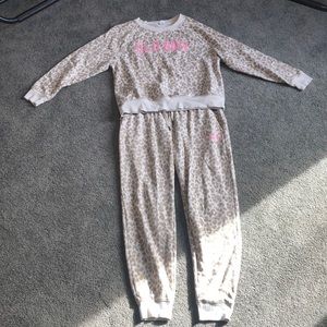 Old Navy Cheetah Print Jogger Set